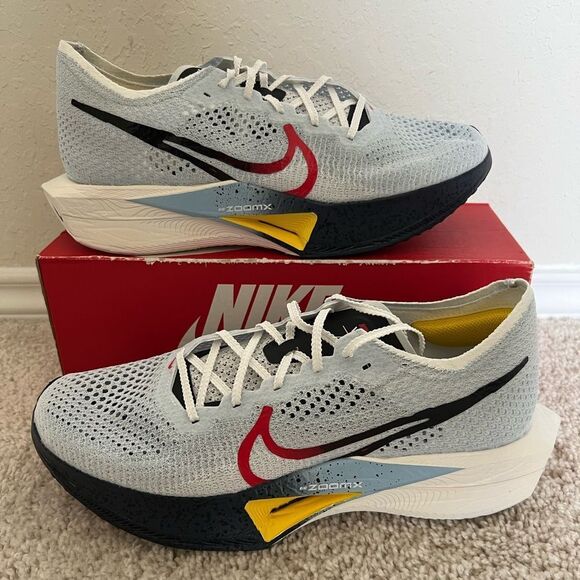 Nike ZoomX VaporFly Next 3 Pure Platinum Psychic Blue - Picture 1 of 10